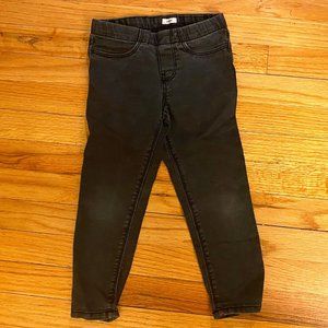 Little Girls Black or Dark Grey Skinny Jeans - Size 4/5 - Great Shape!